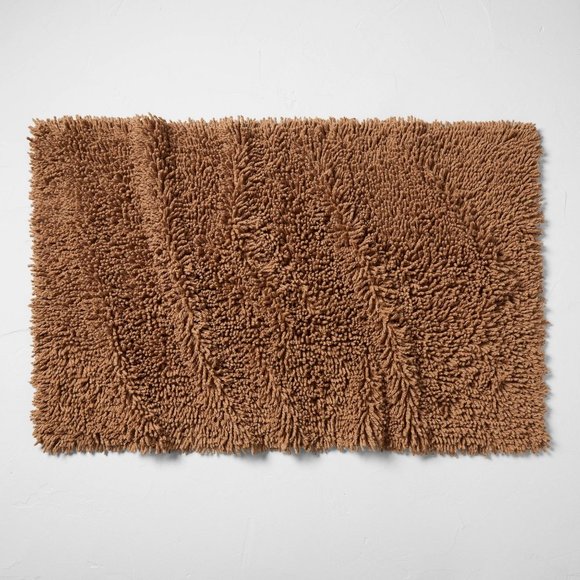Casaluna Bath Casaluna Mlange Looped Accent Rug Bath Mat 2x34 Warm